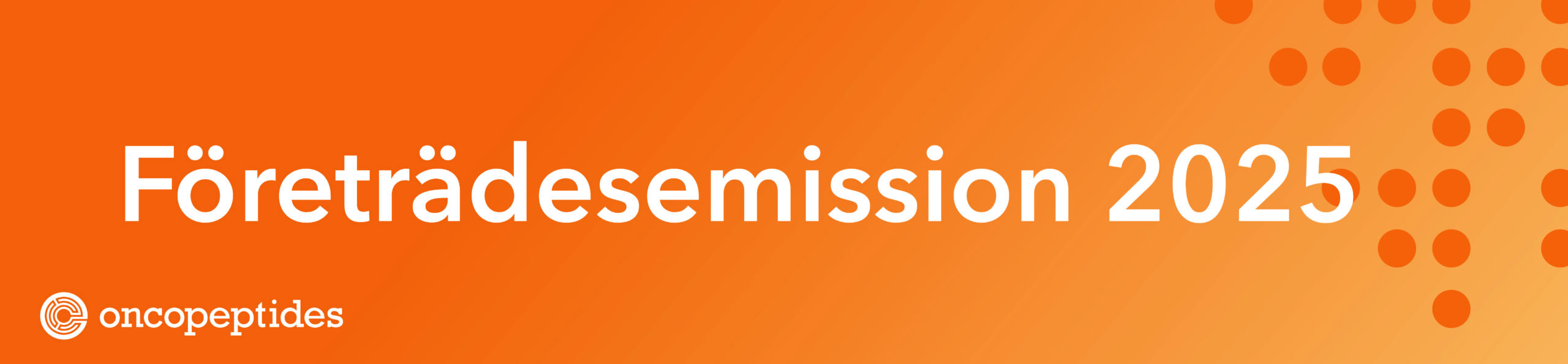Företrädesemission 2025